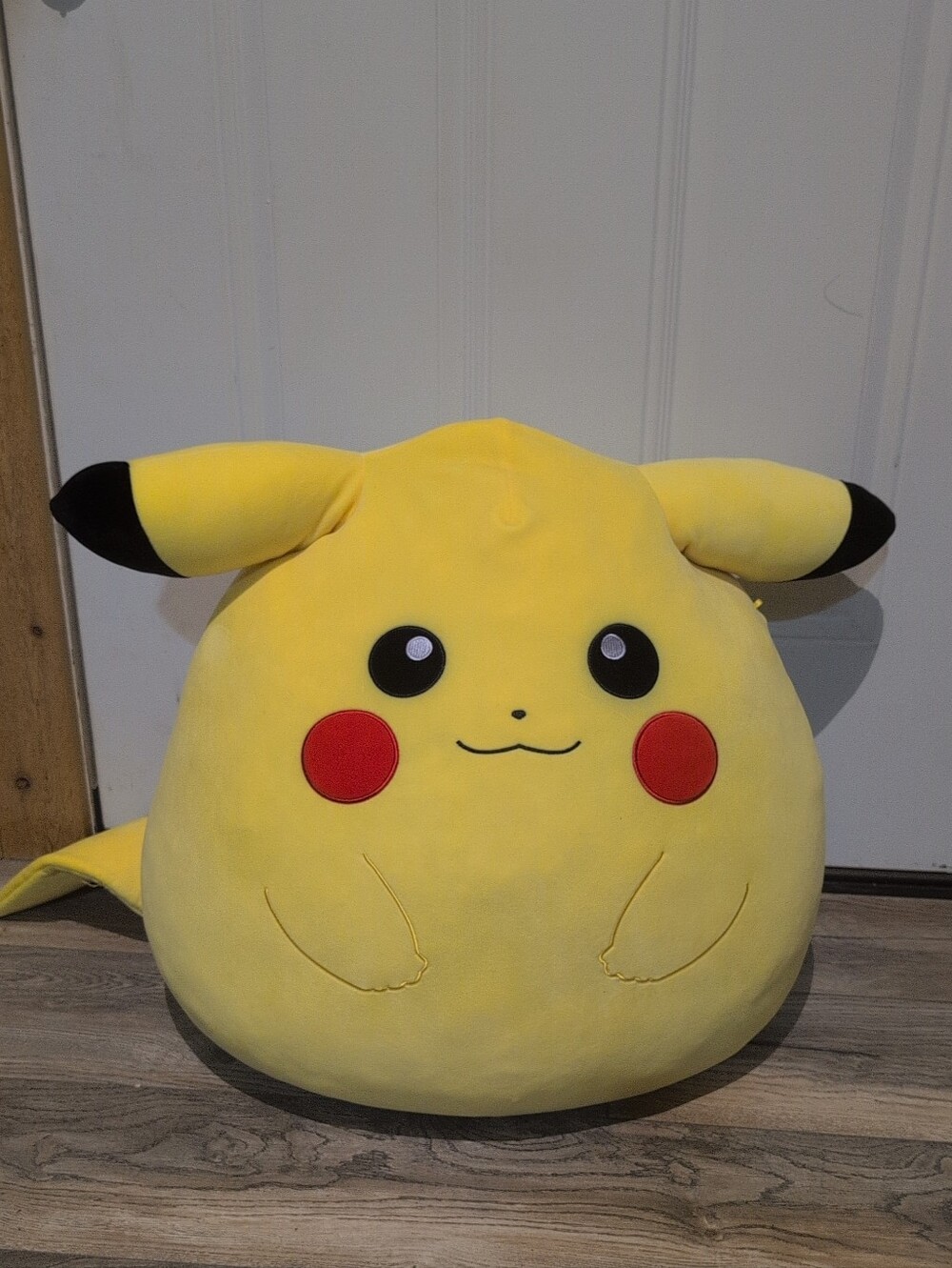 24" Pikachu Squishmallow - Yellow Plush Character Cushion
